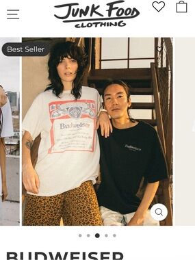 Junk food Budweiser flea market t shirt
